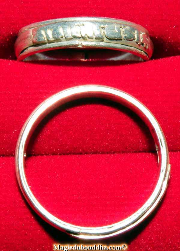 bague mantra tournante